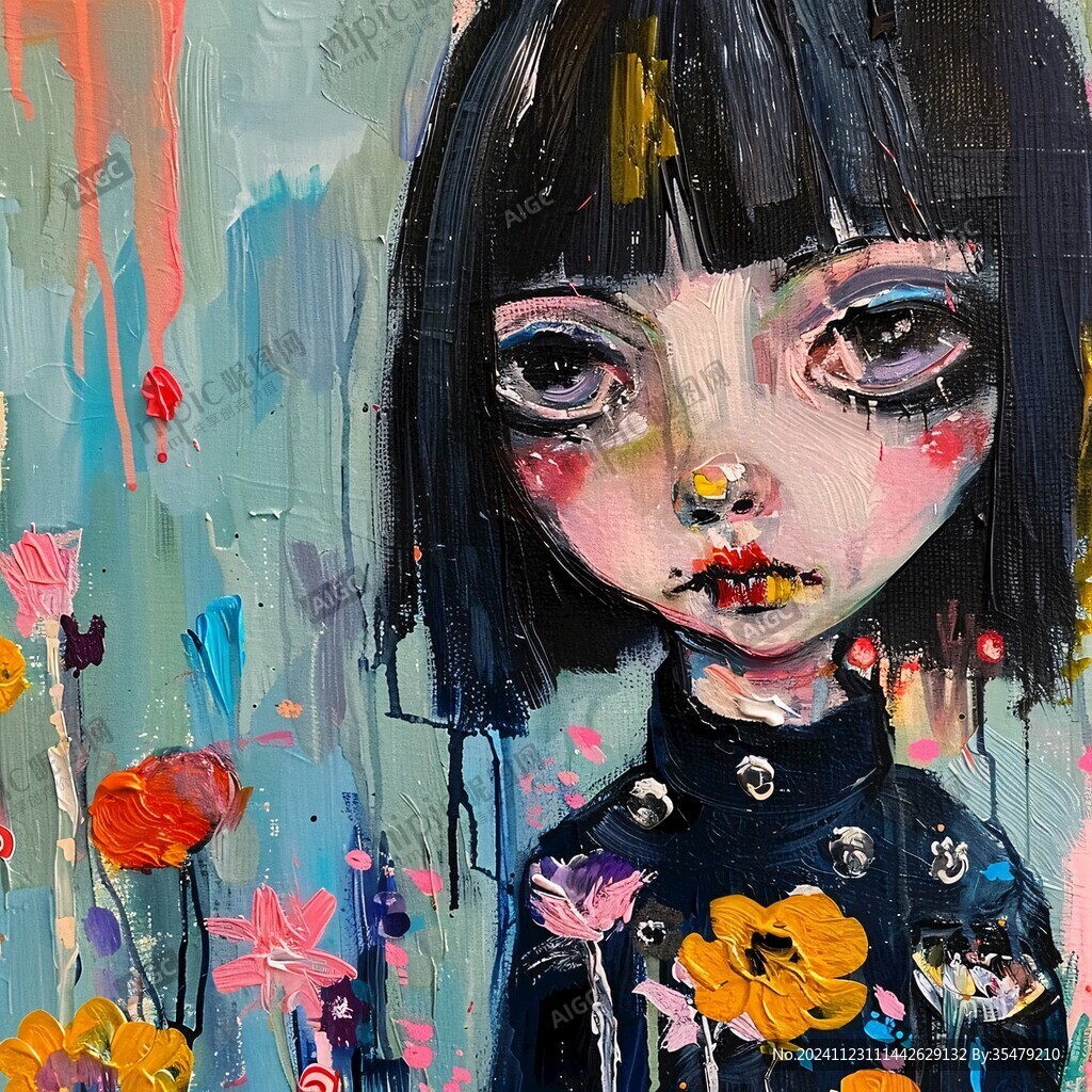 原创女孩插画