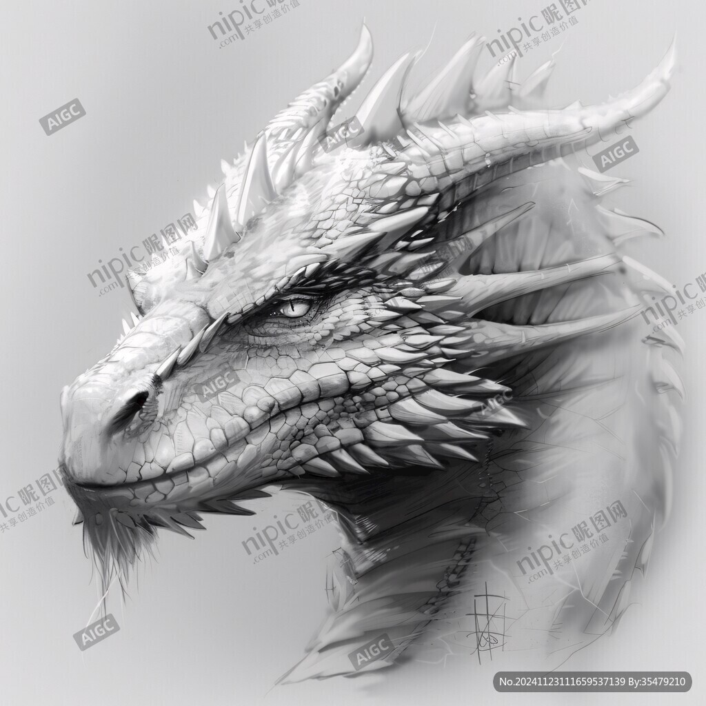 板绘龙头