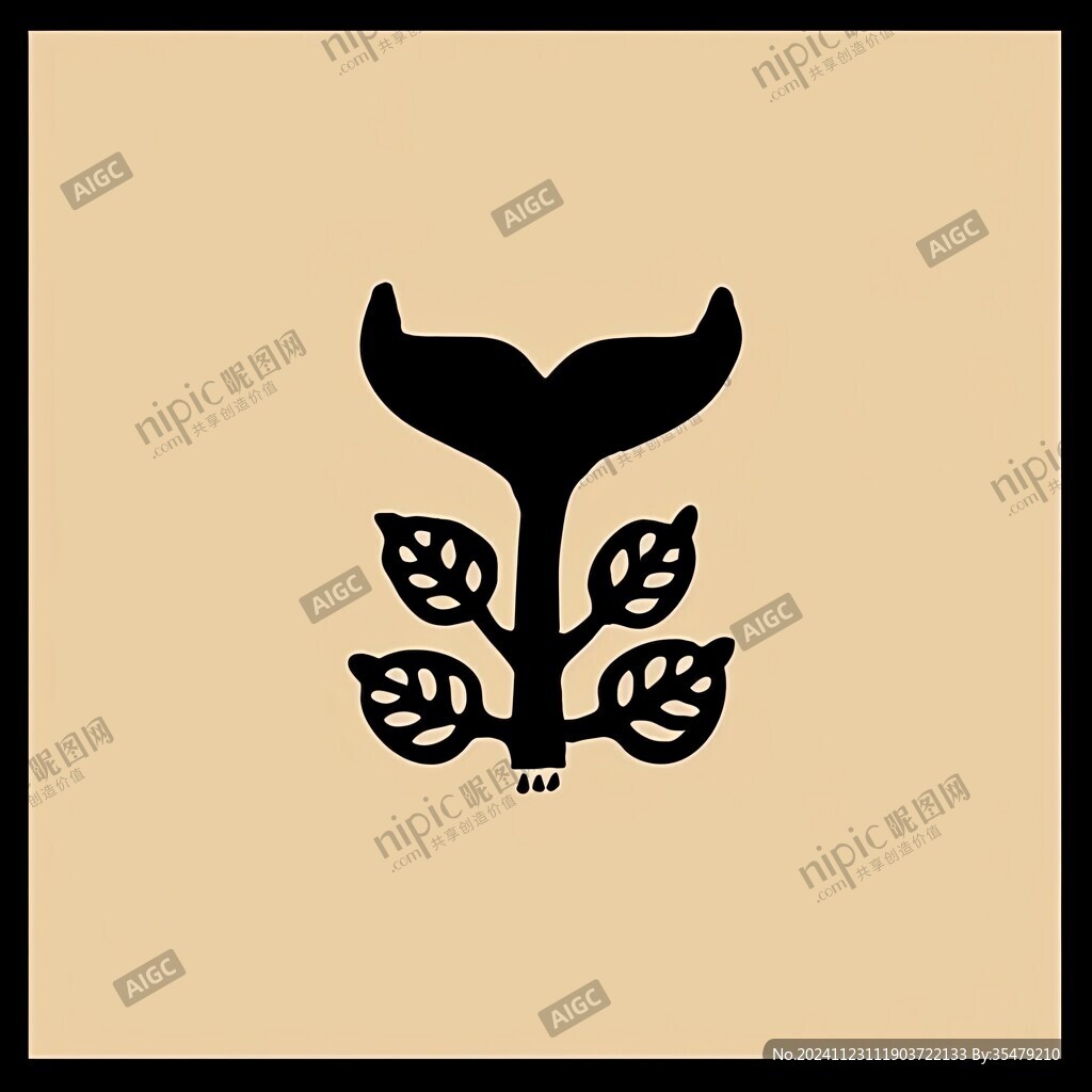 鹿茸标志设计