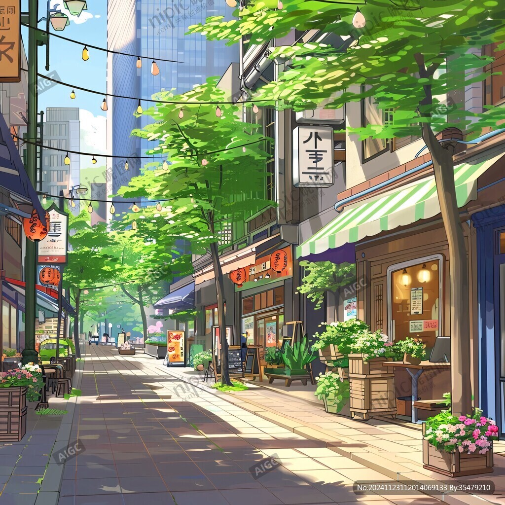 插画街道