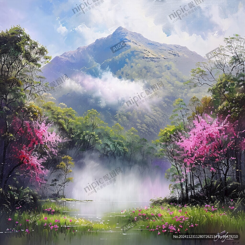 仙境风景画