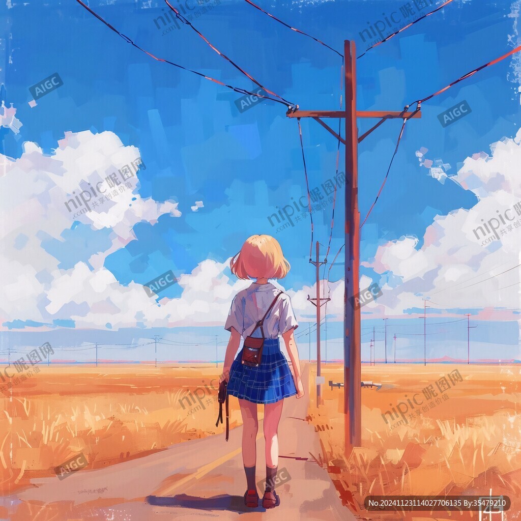 风景厚涂