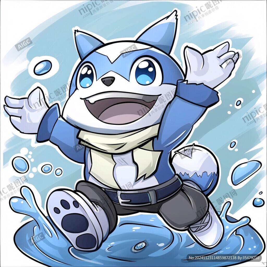 水拟人化