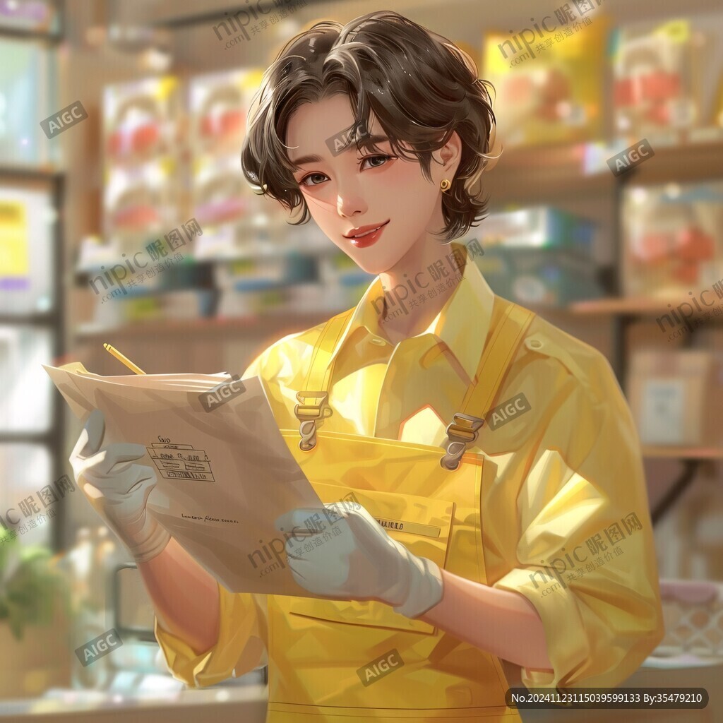 奶茶店女孩