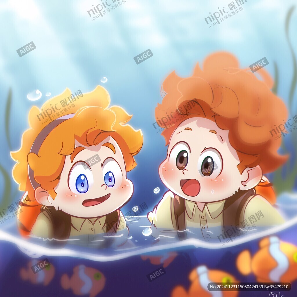 q版水族男孩
