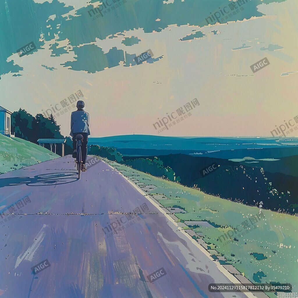 风景厚涂