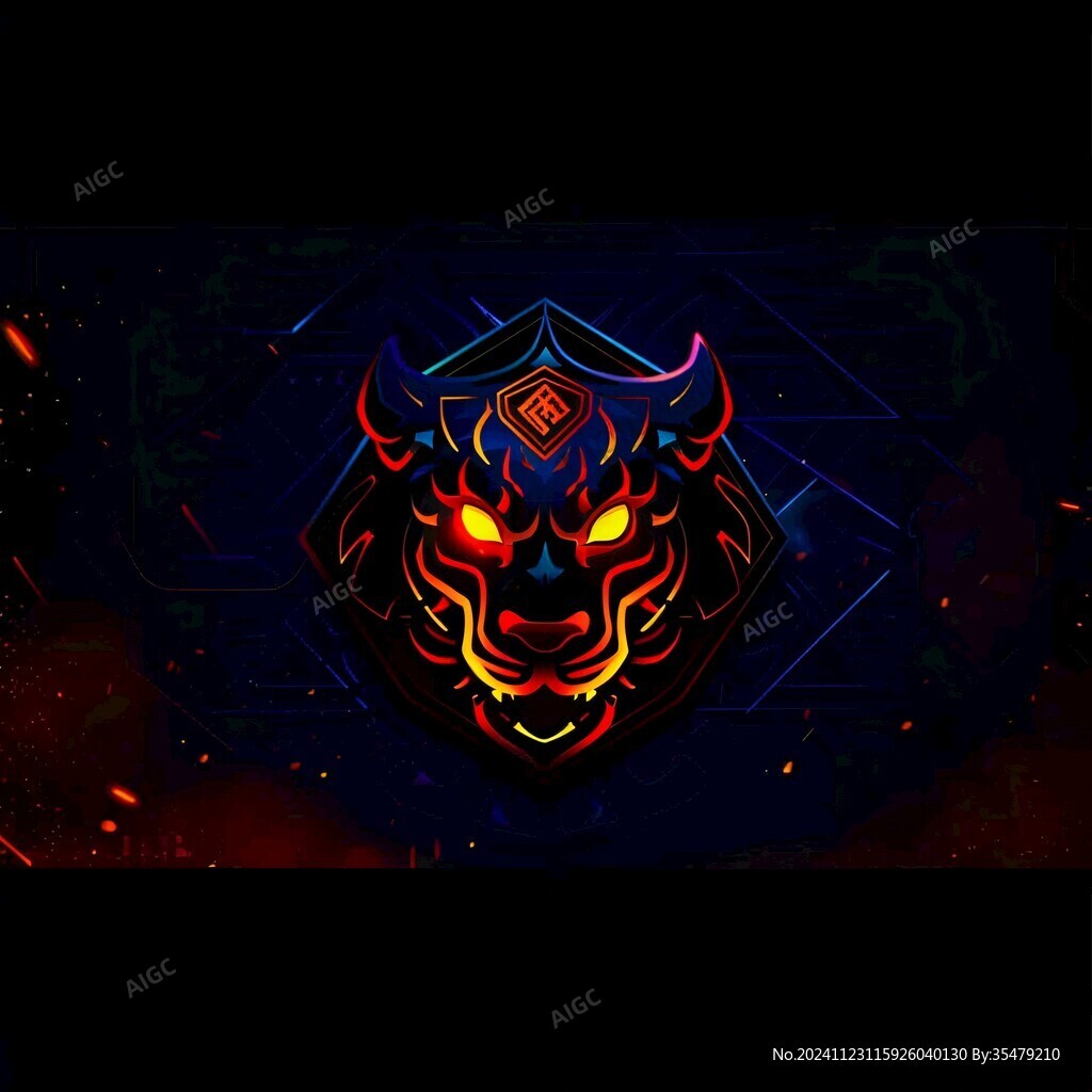 醒狮鼠标垫插画