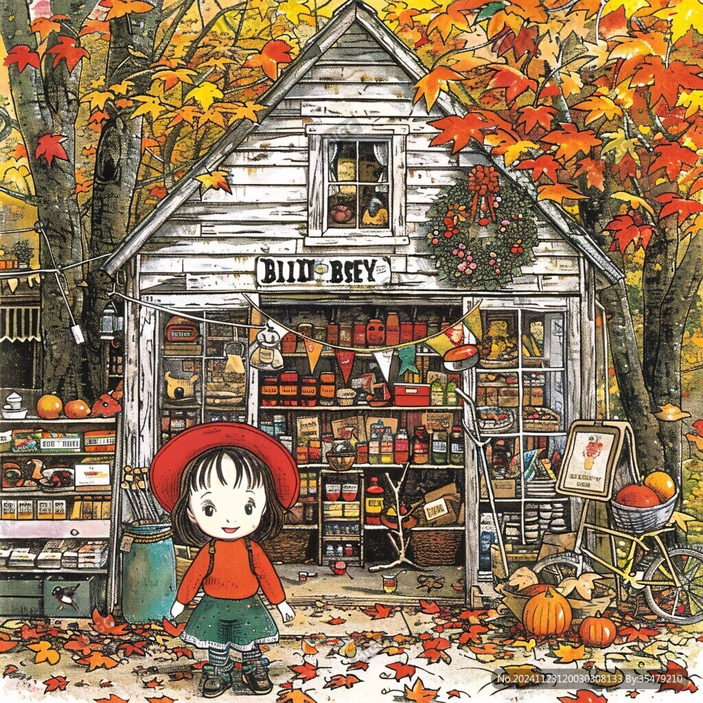 南瓜屋插画