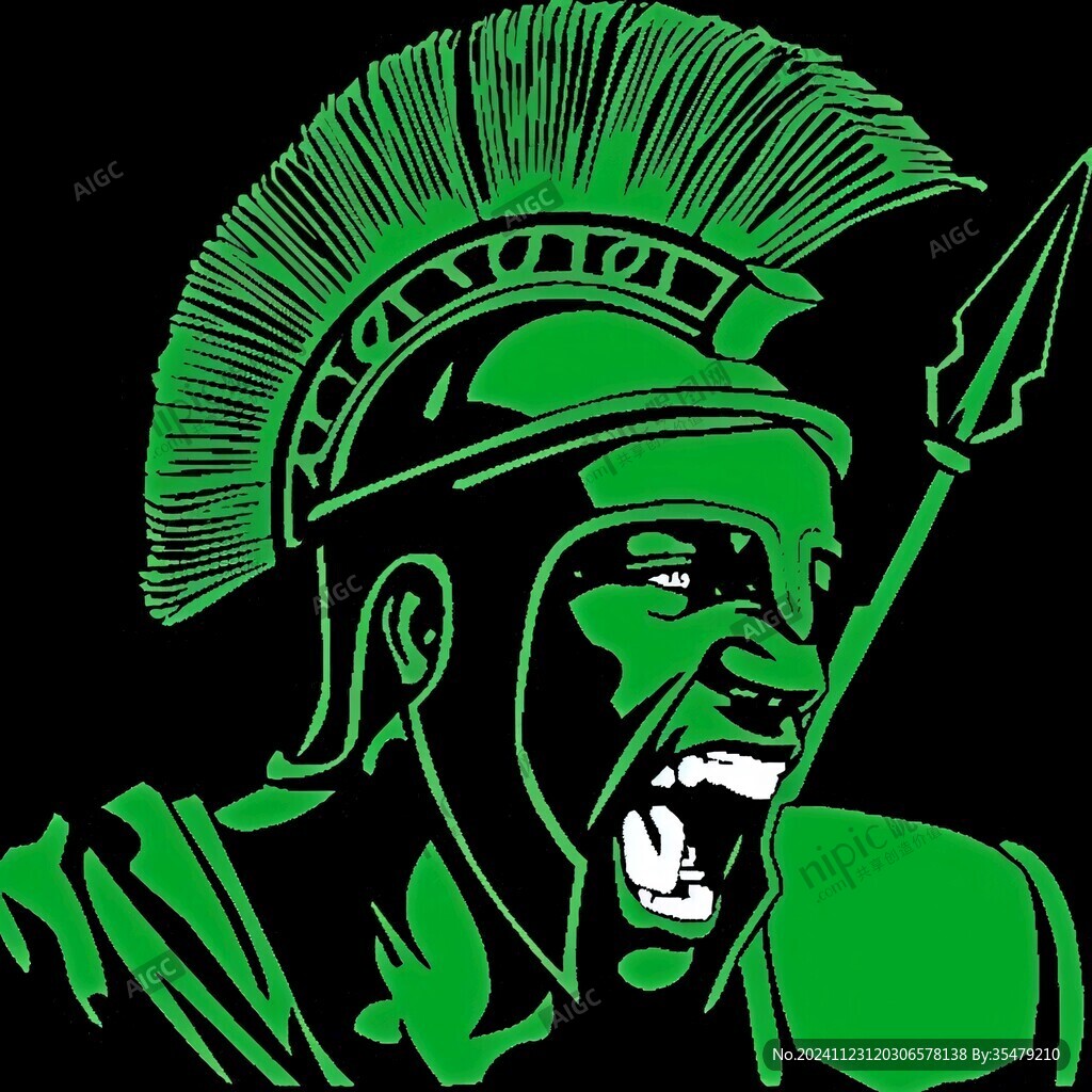 古罗马武士logo