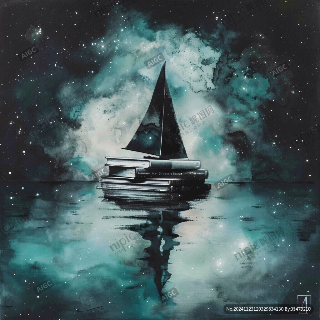 抽象写意星辰大海