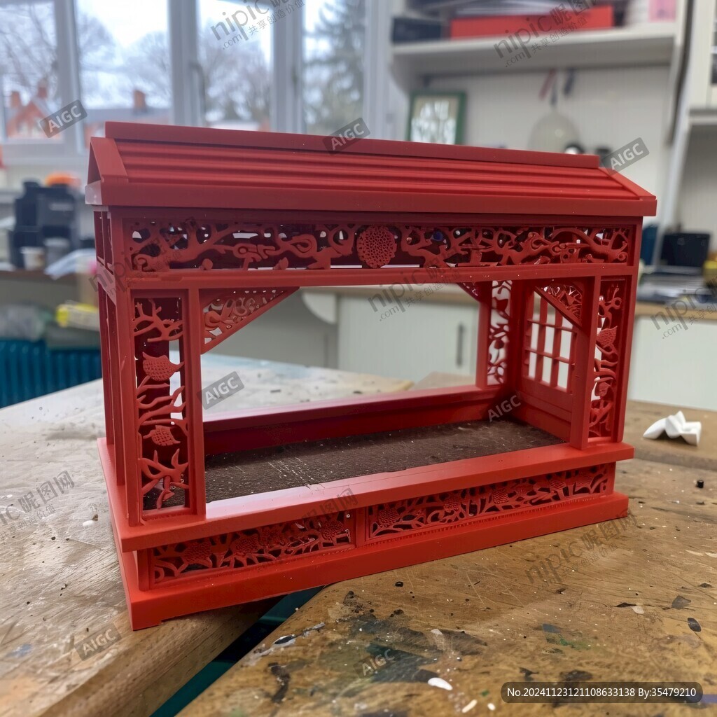 3d打印古建筑模型