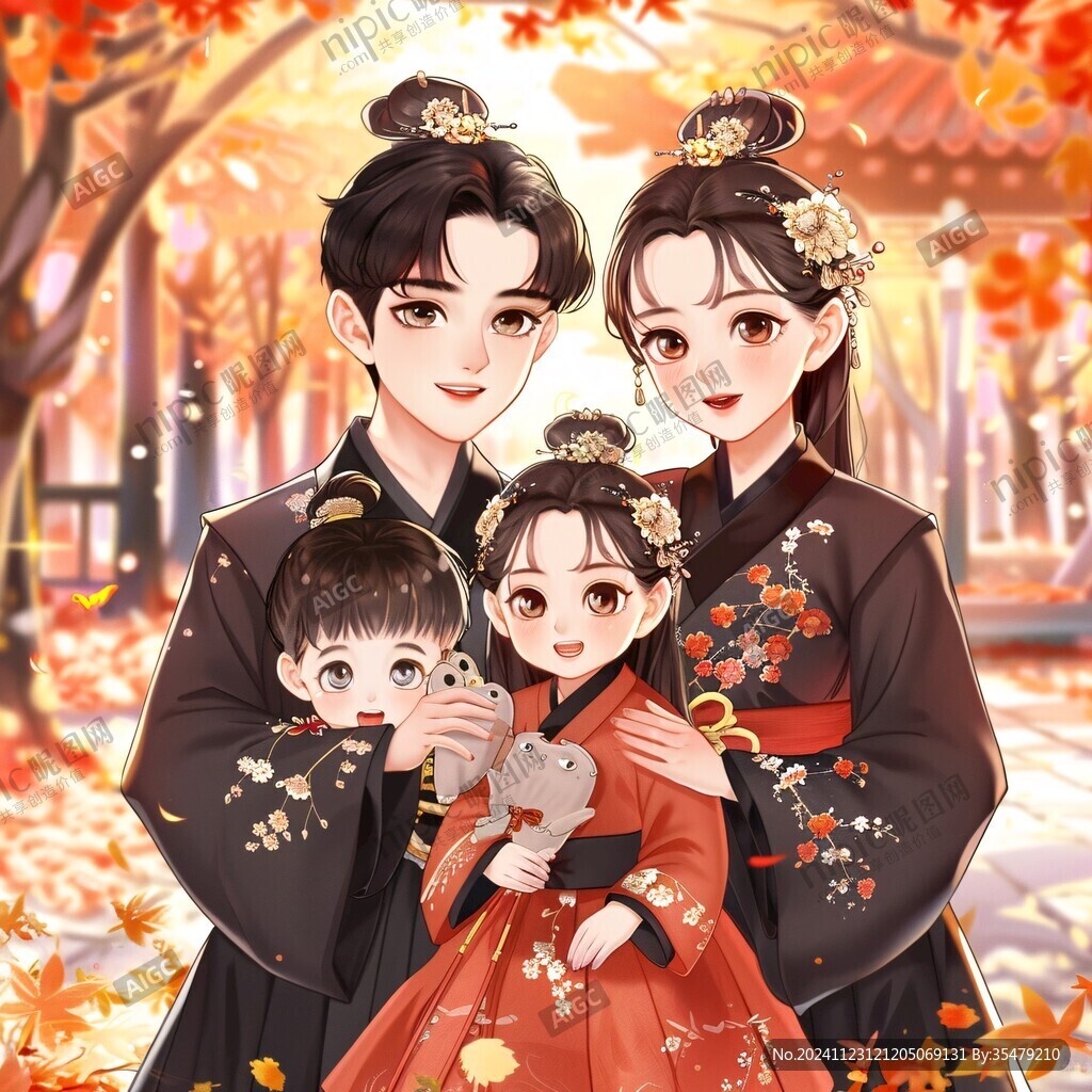 q版全家福