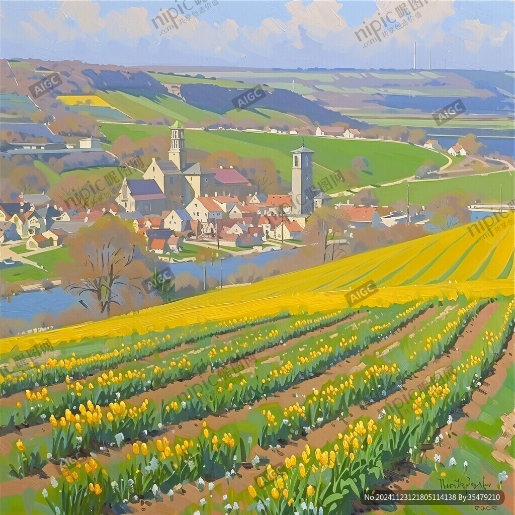 欧美乡村田园风景