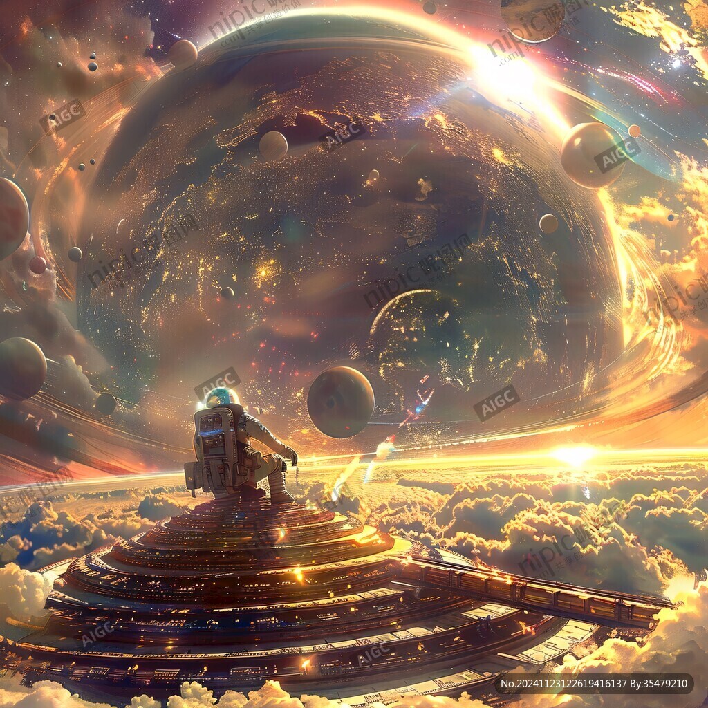 科幻题材插画