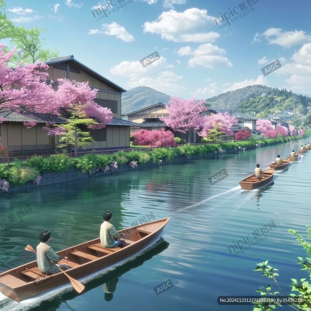 河道效果图