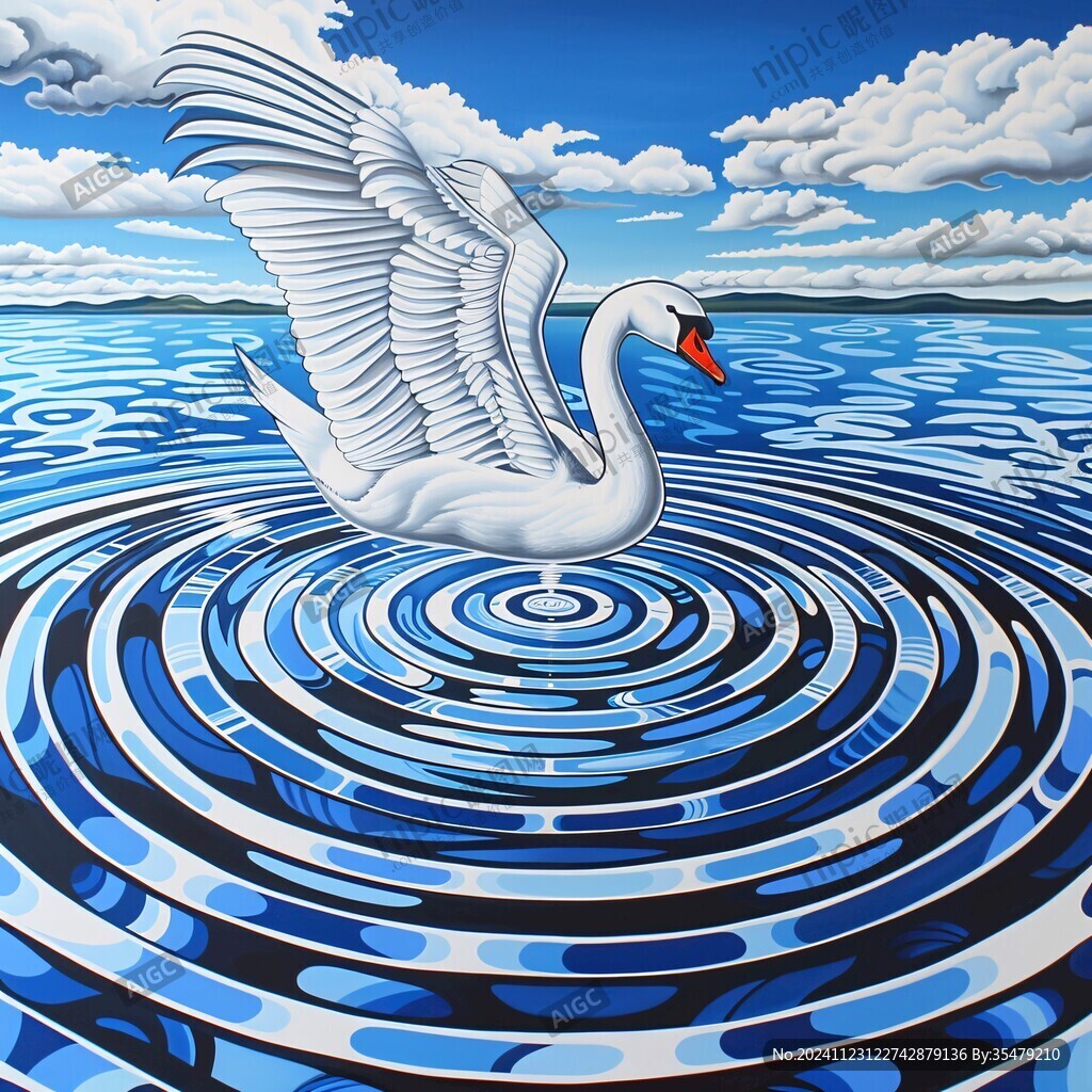 3d白色砖头地板画