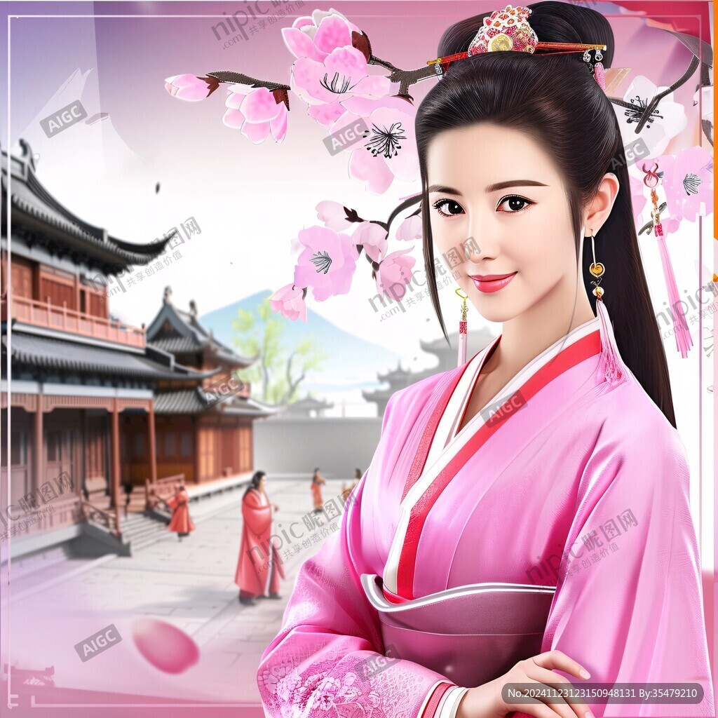 鼠绘古代美女