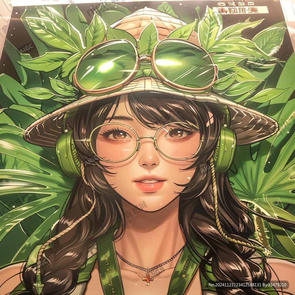 绿宝石李插画