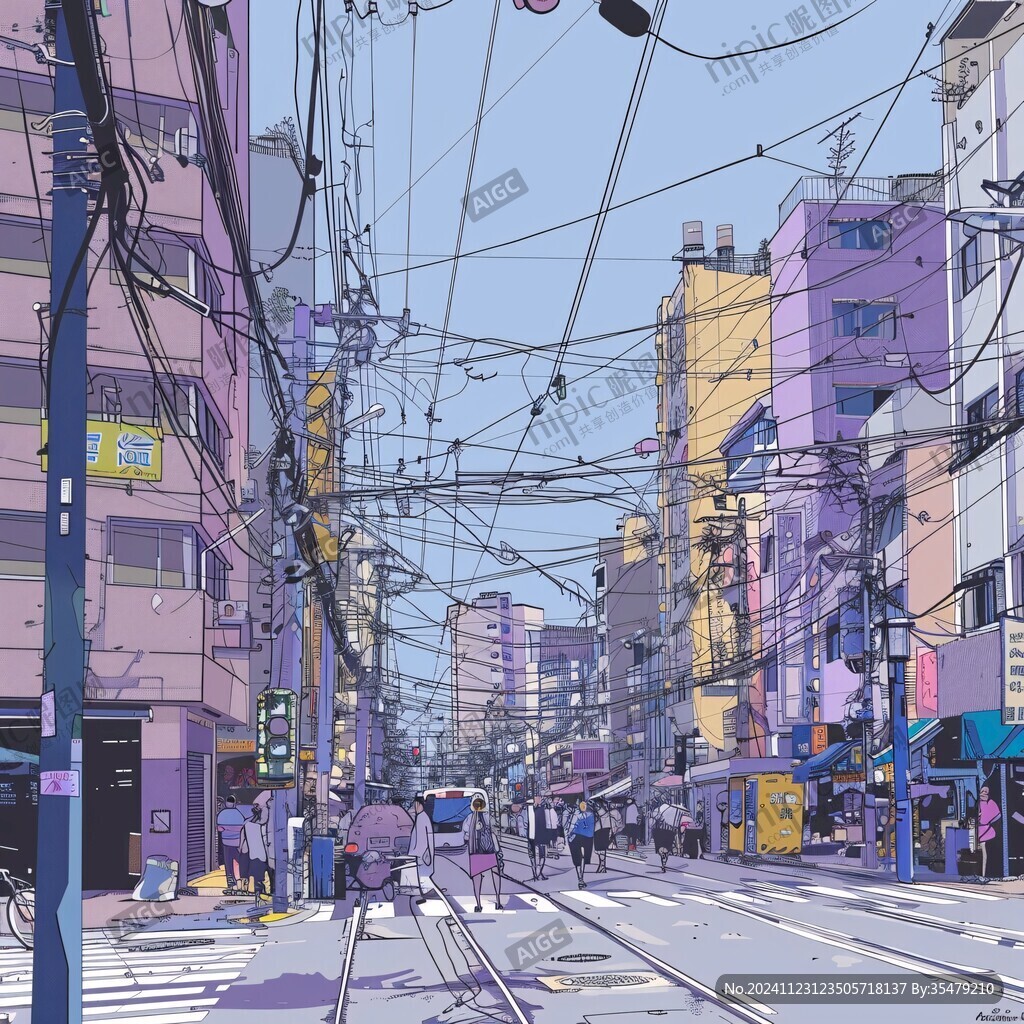 插画街道