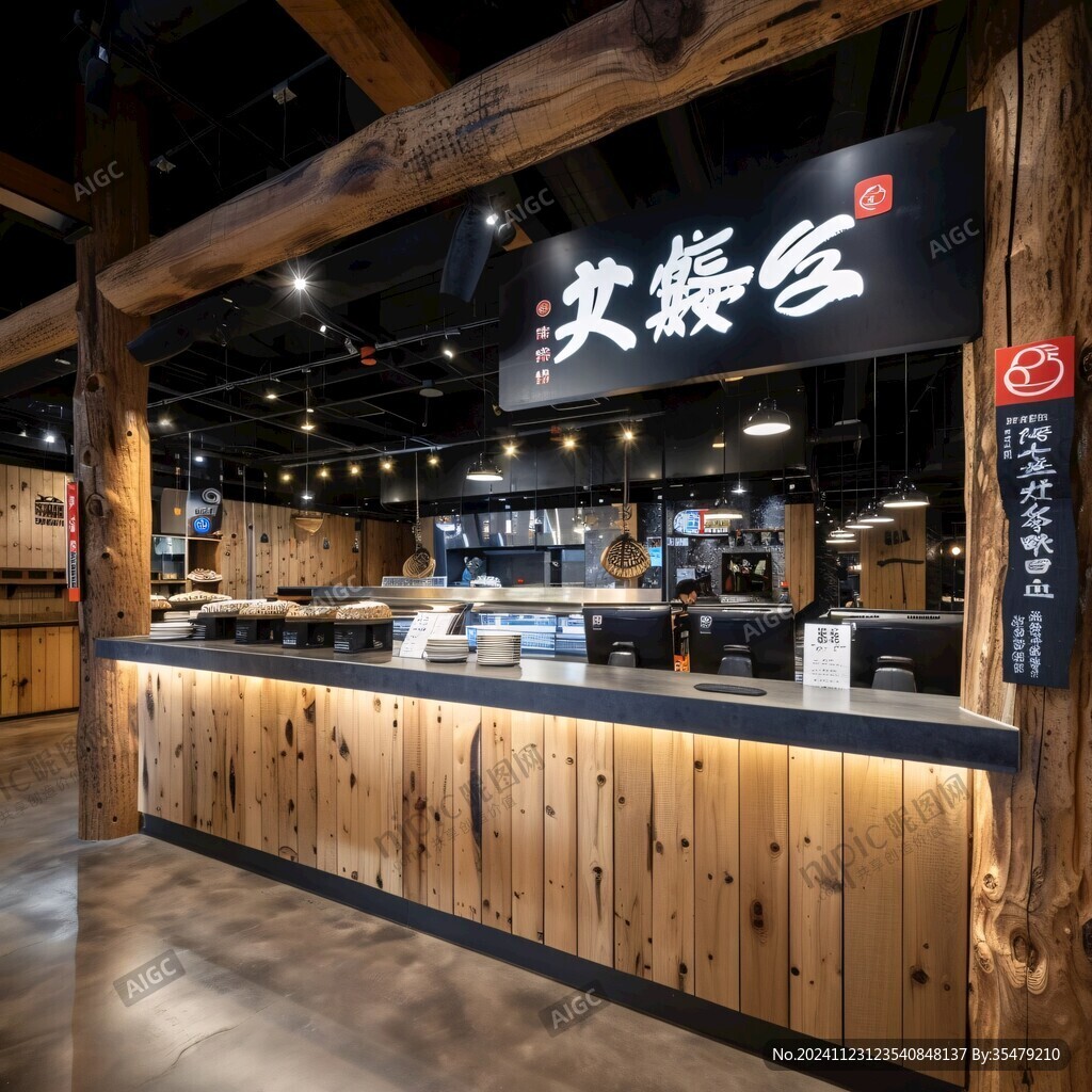 鱼生取餐区