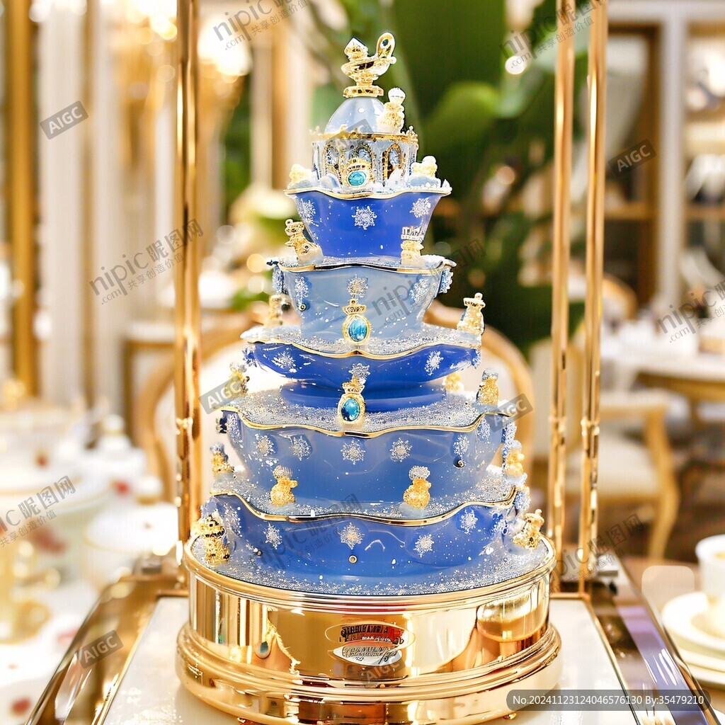 蒂凡尼蓝金生日宴