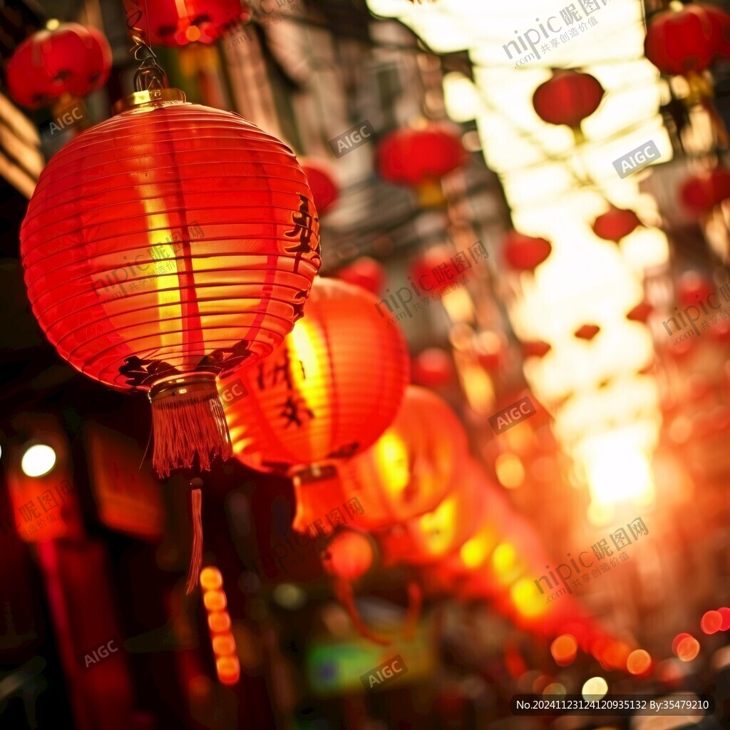 唯美红灯笼