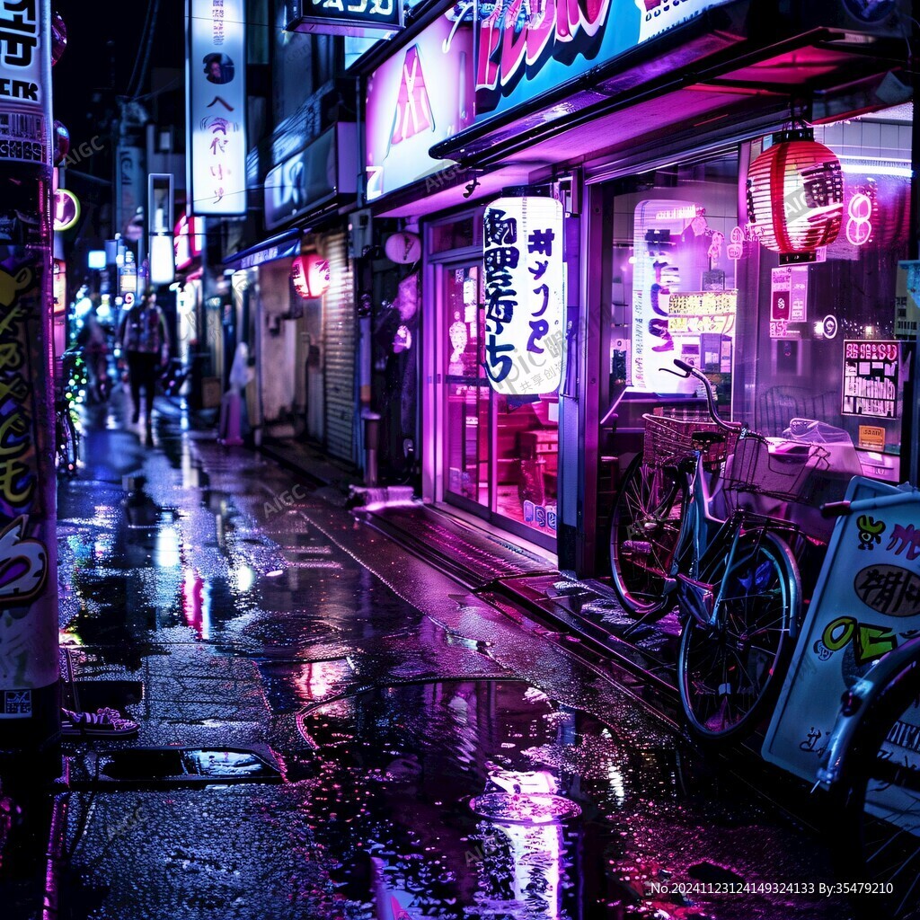 夜景梅雨季