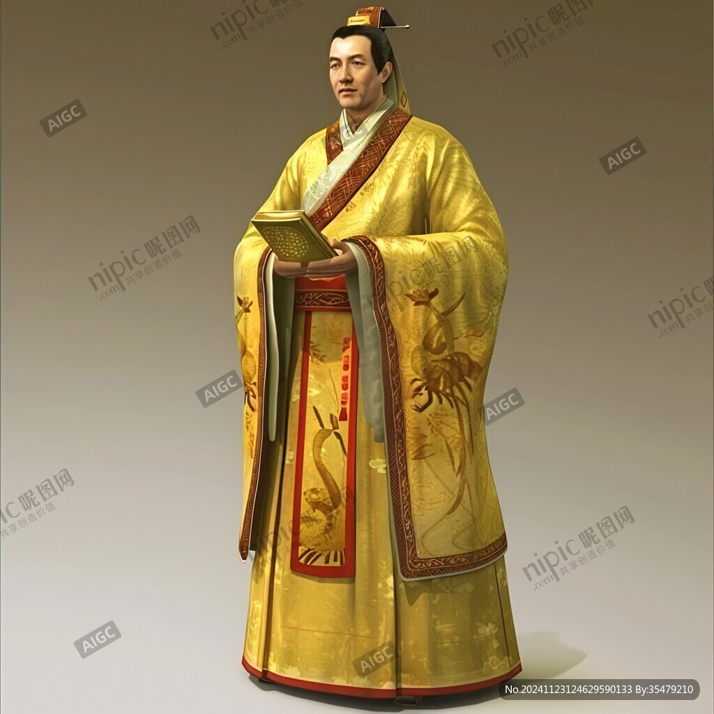 古代人物蜡像