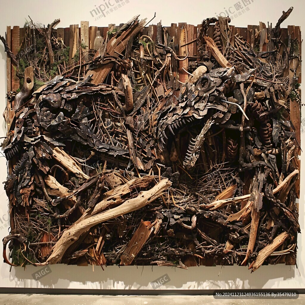 屏风根雕