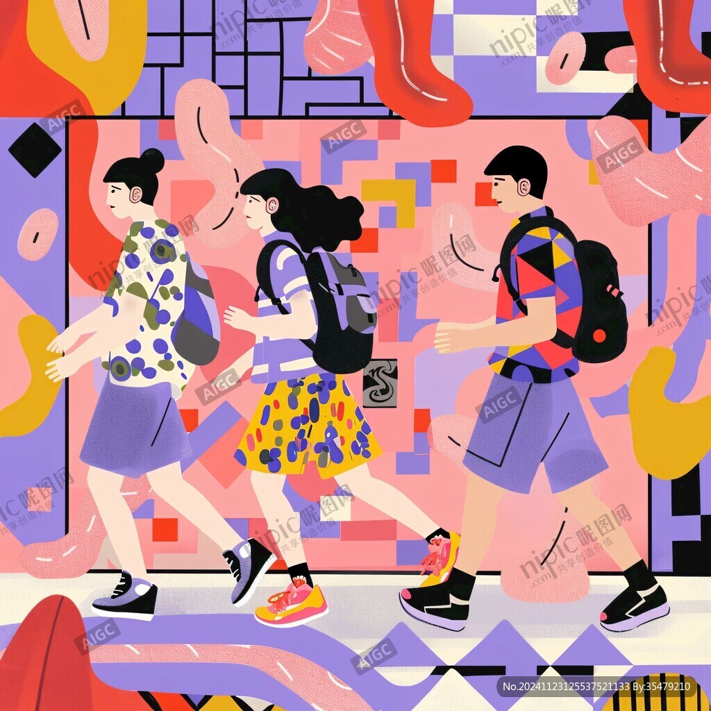 都市人插画