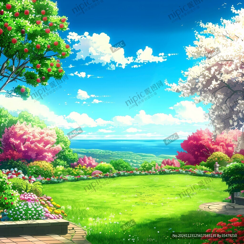 美丽花园风景