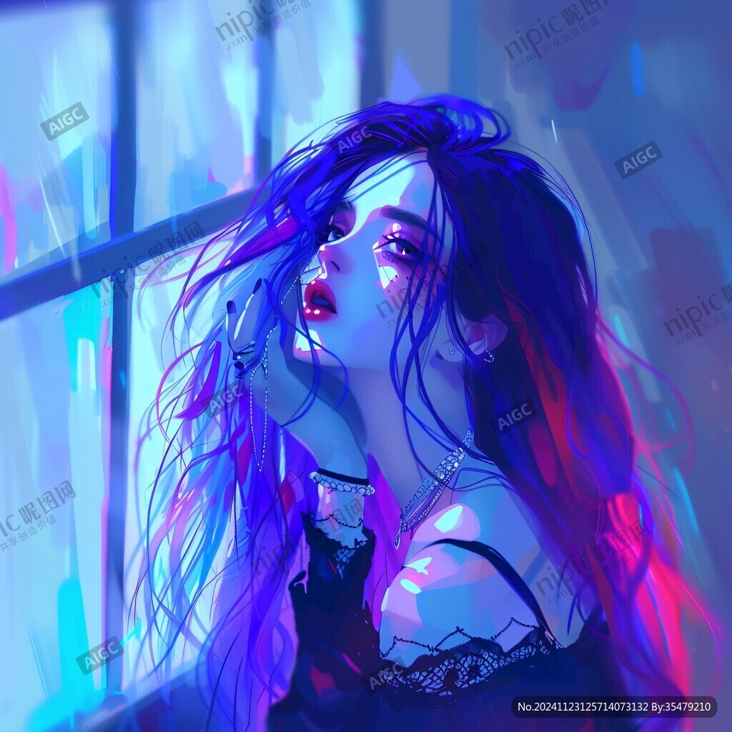 板绘人像