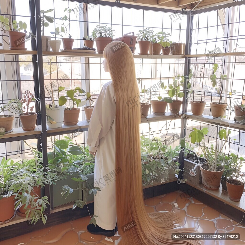 长发绺