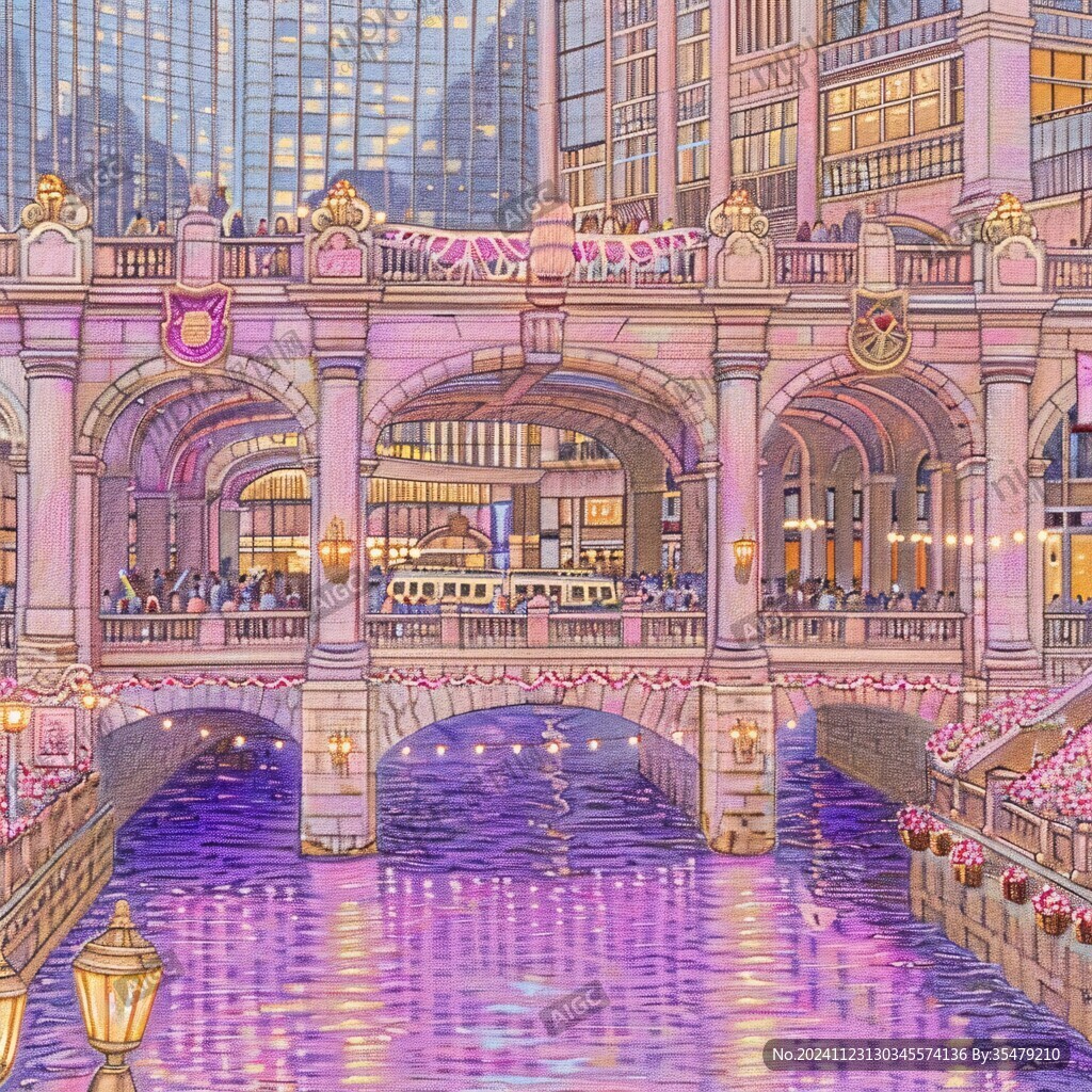 京基一百插画