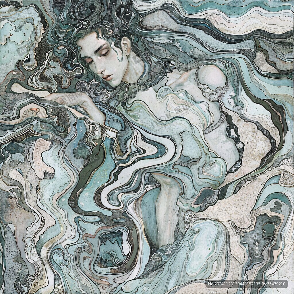 肌理风格插画