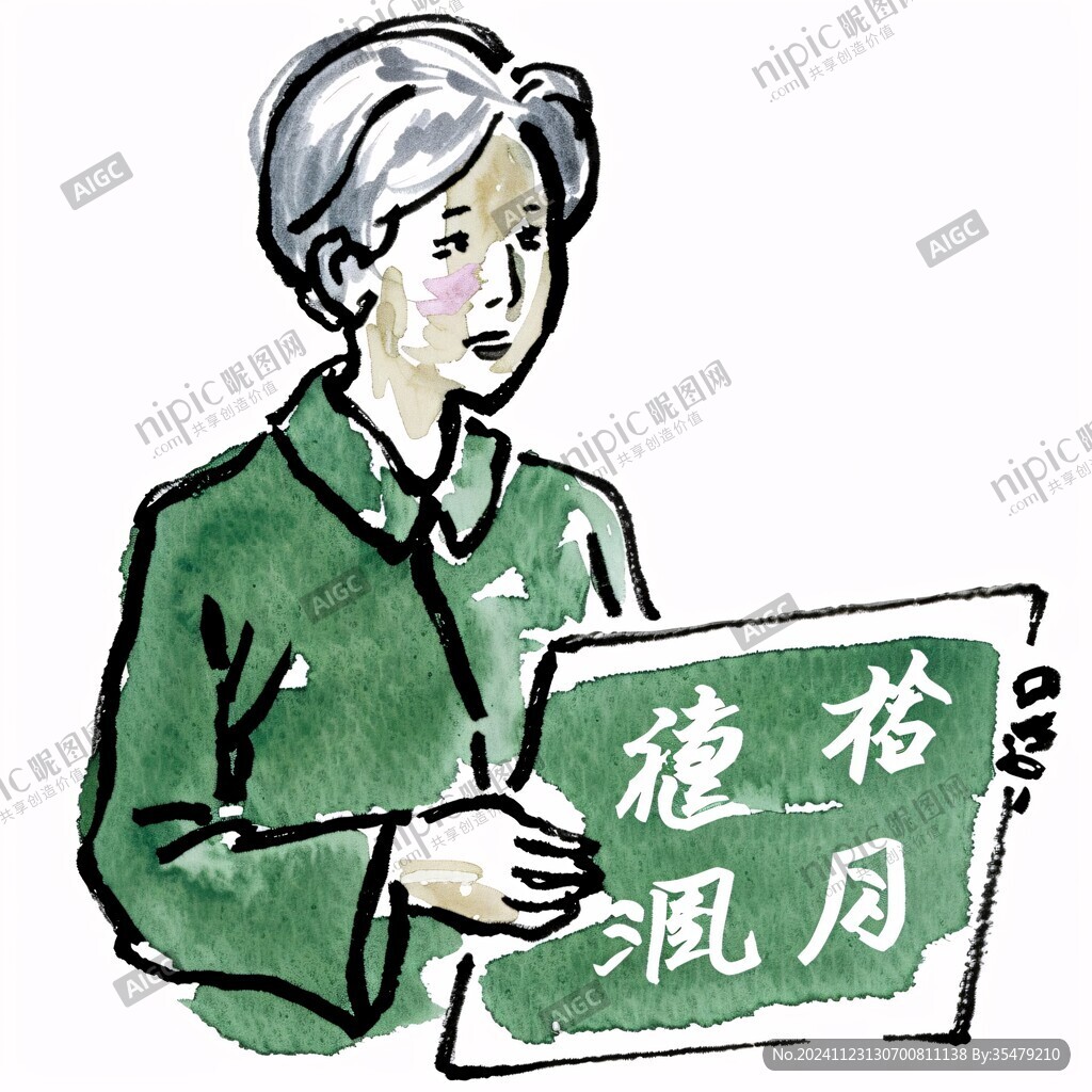 漫画健康讲座人物