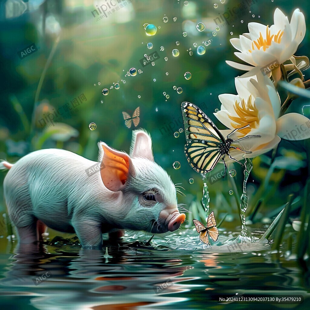 动物插画写实