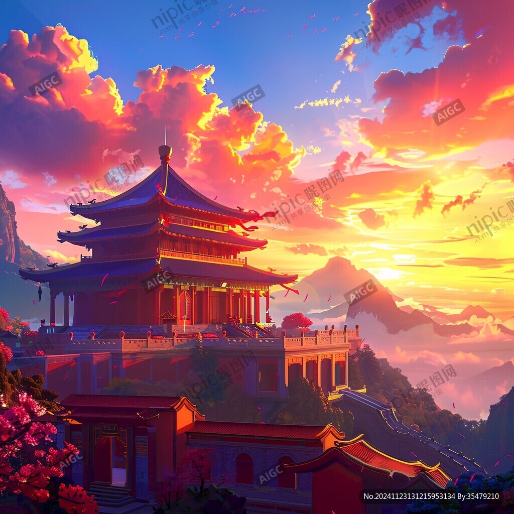 横店插画