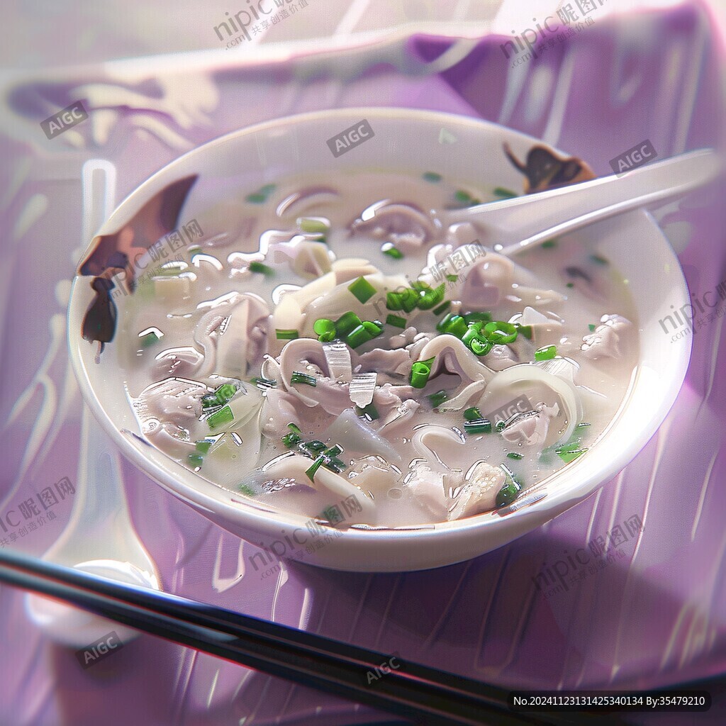 面汤插画