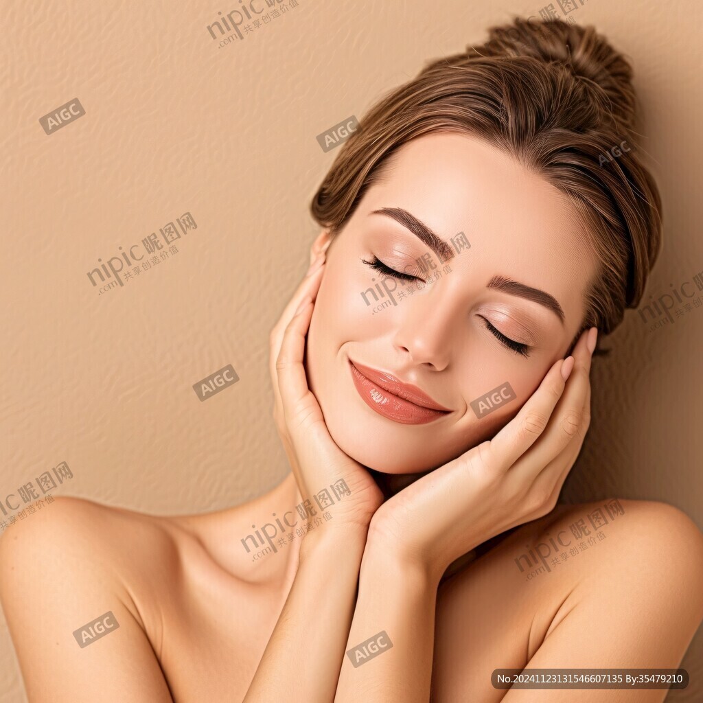 面部美容美容壁画