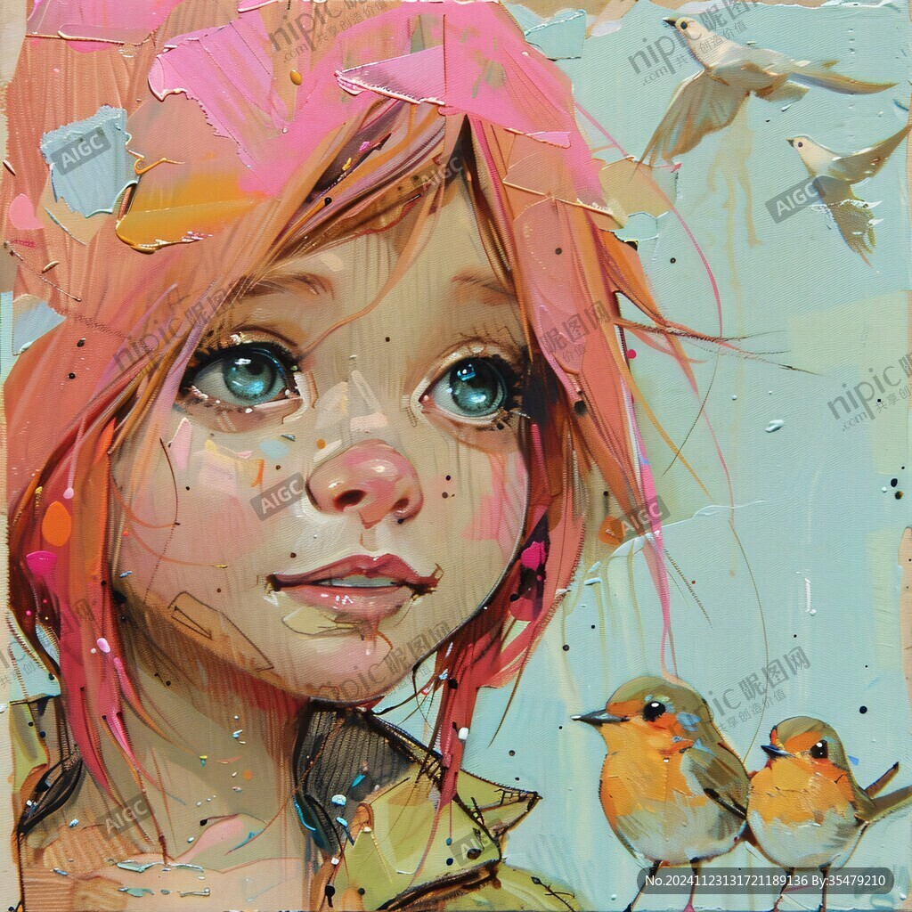 数字油画插画设计