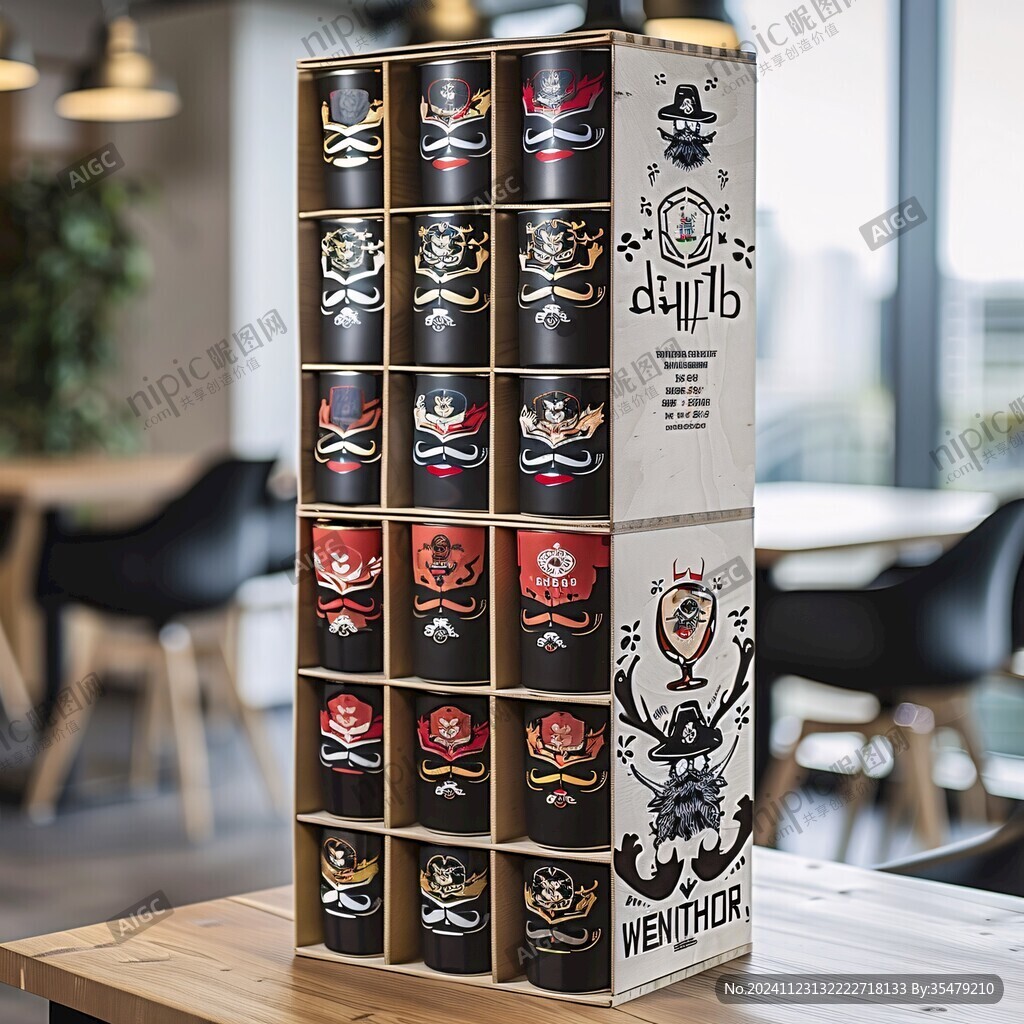 荷兰啤酒箱堆头