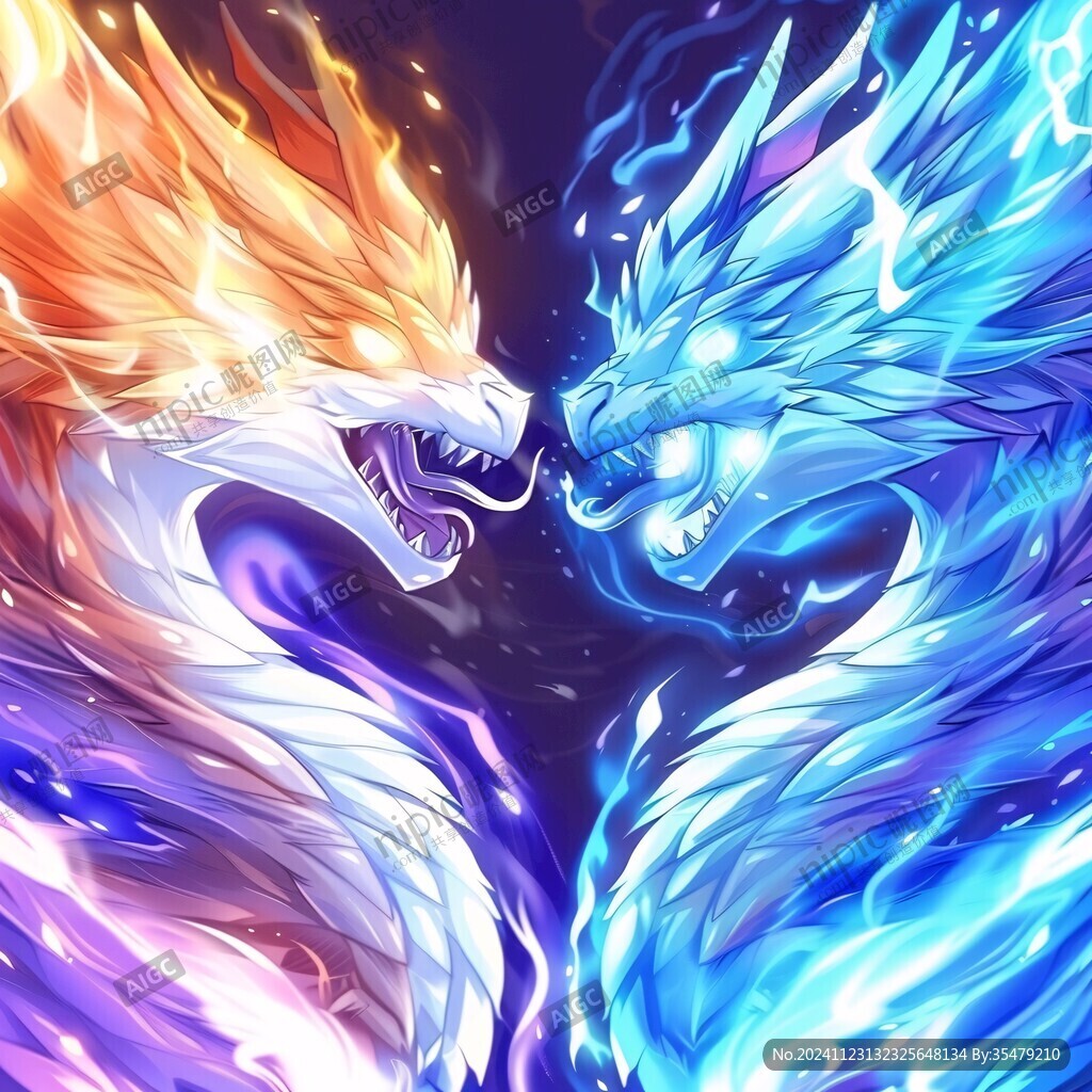 白龙斗黑龙