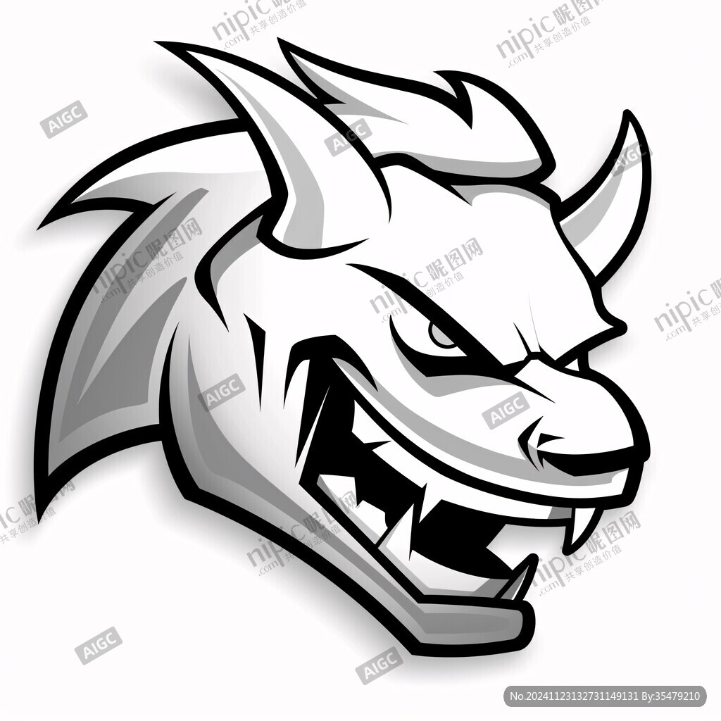 犀牛头logo
