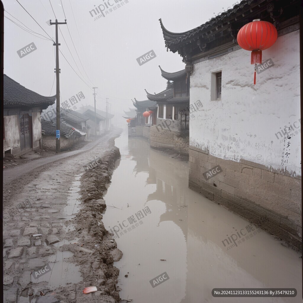 千灯石板路