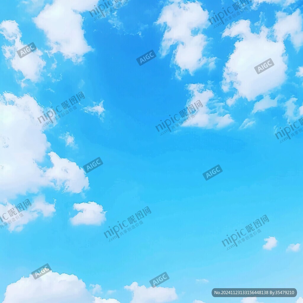 蓝天白云贴图壁纸