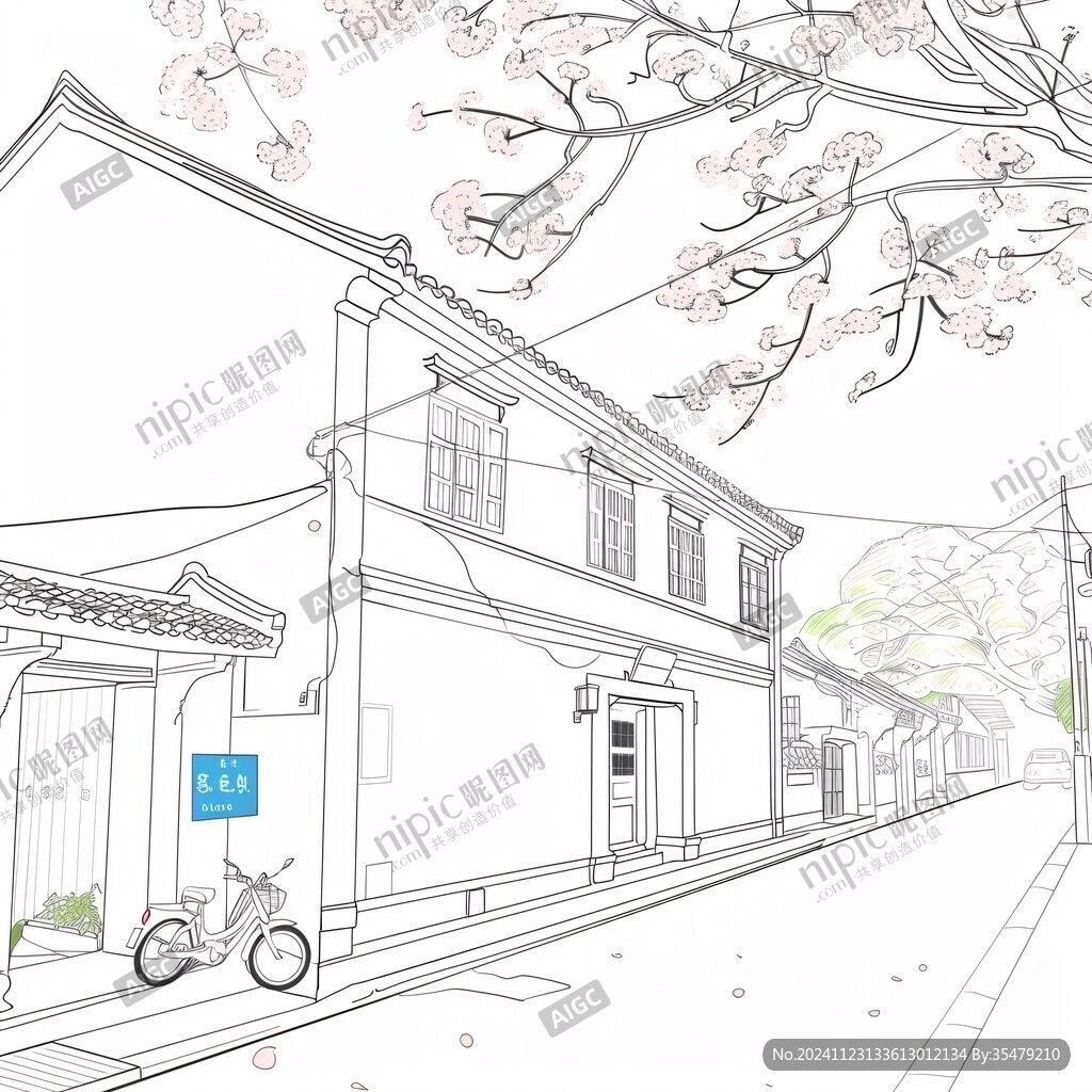 南后街线稿