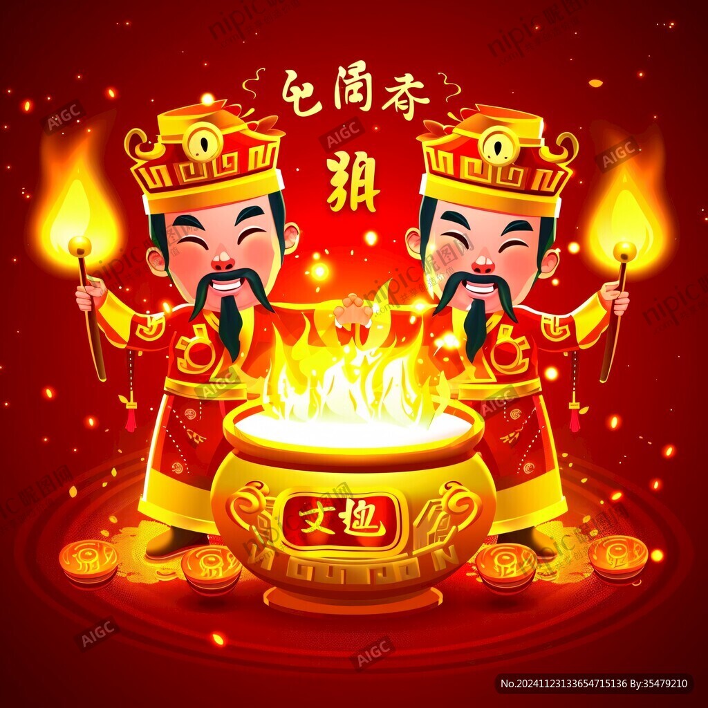 财神元宝插画