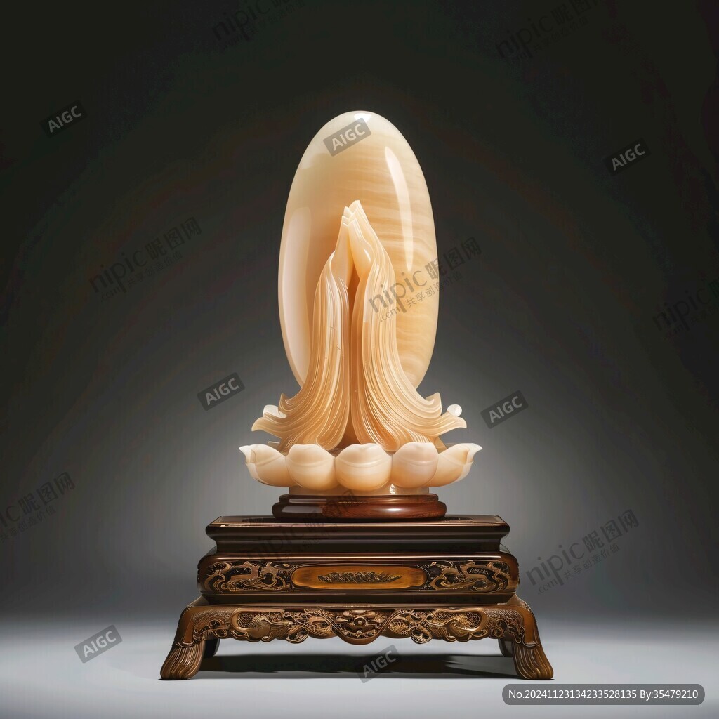 禅意玛瑙摆件
