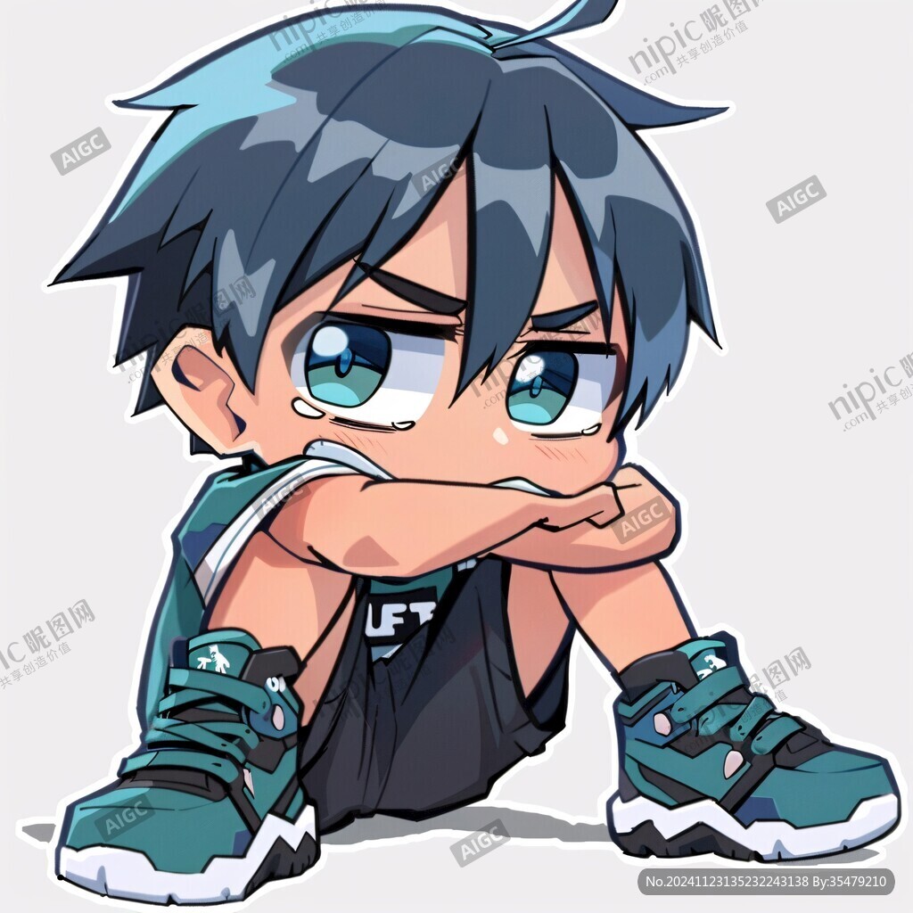 q版青年少年男生